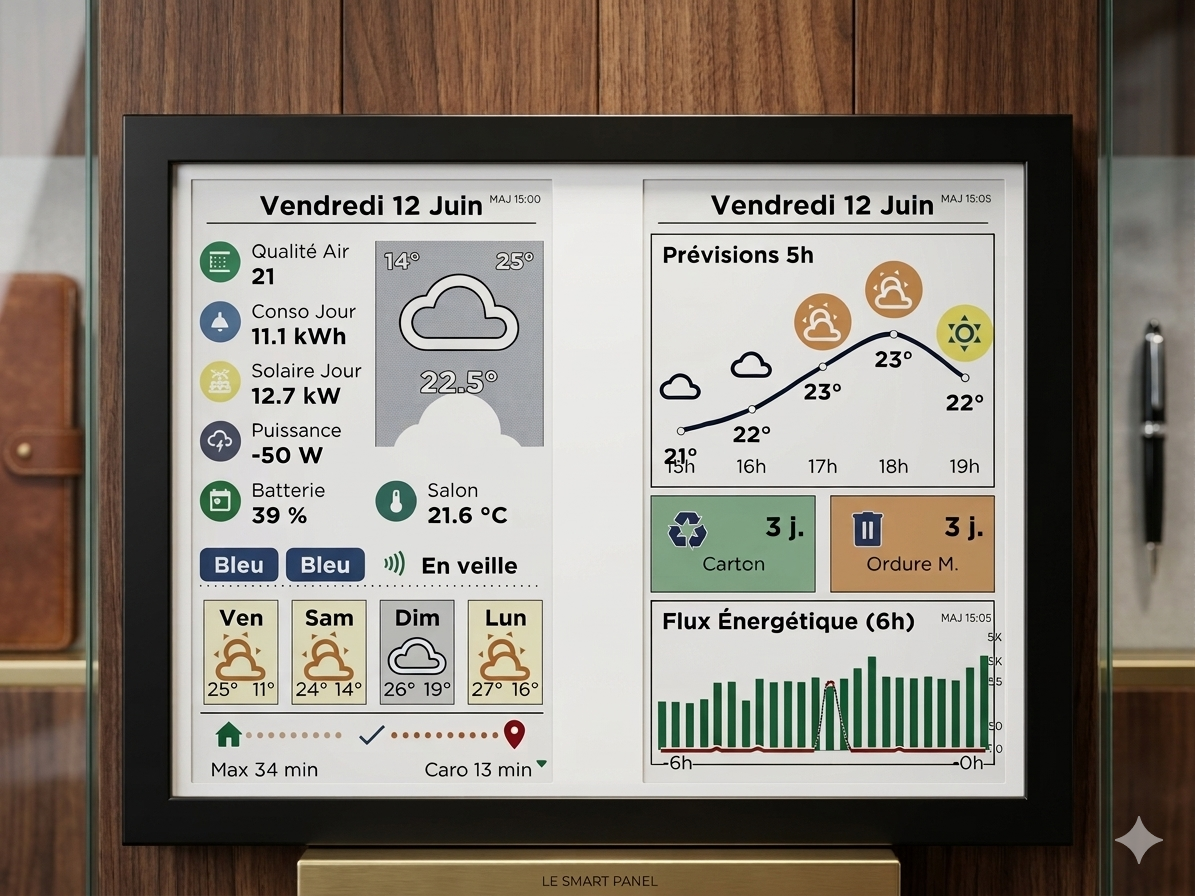 cardre eink domotique dreux