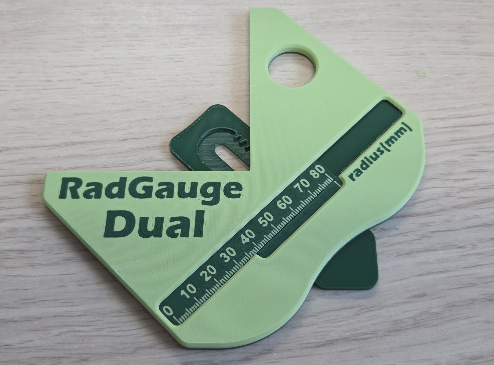 jauge rayon impression 3D multicouleur dreux