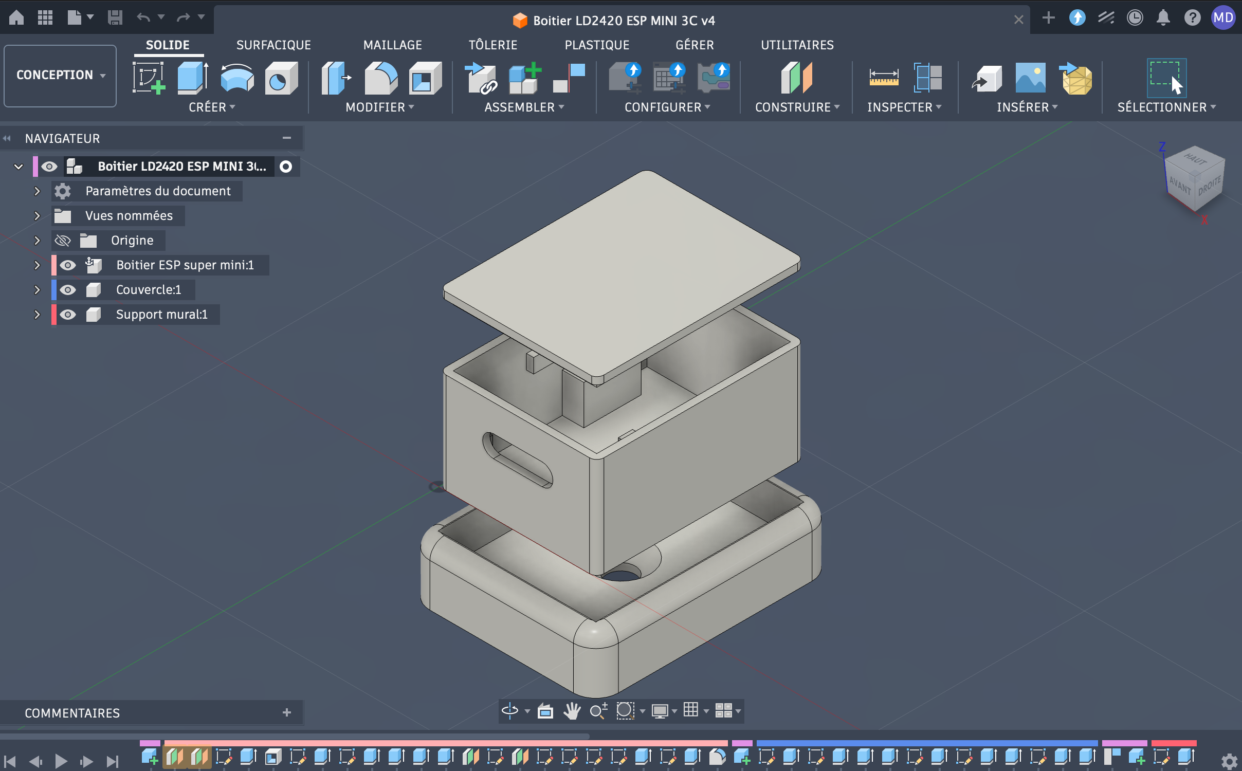 modelisation esp32C2 radar detection humain dreux