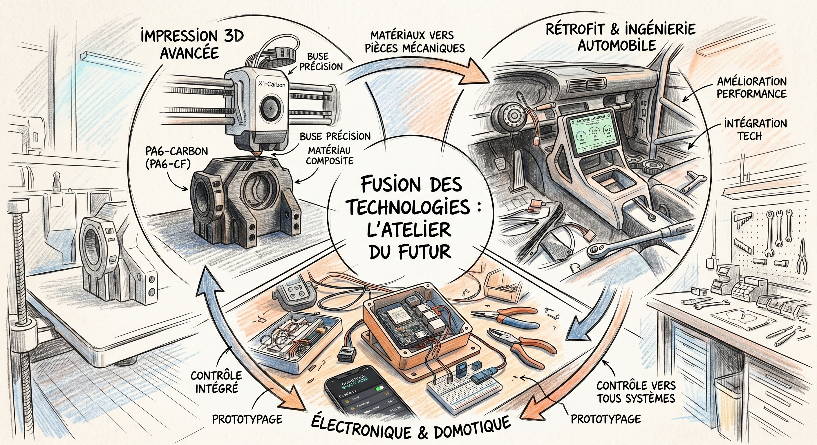L’Intersection Parfaite : Comment l'Impression 3D, la Domotique et le Retrofit Révolutionnent notre Quotidien à Dreux