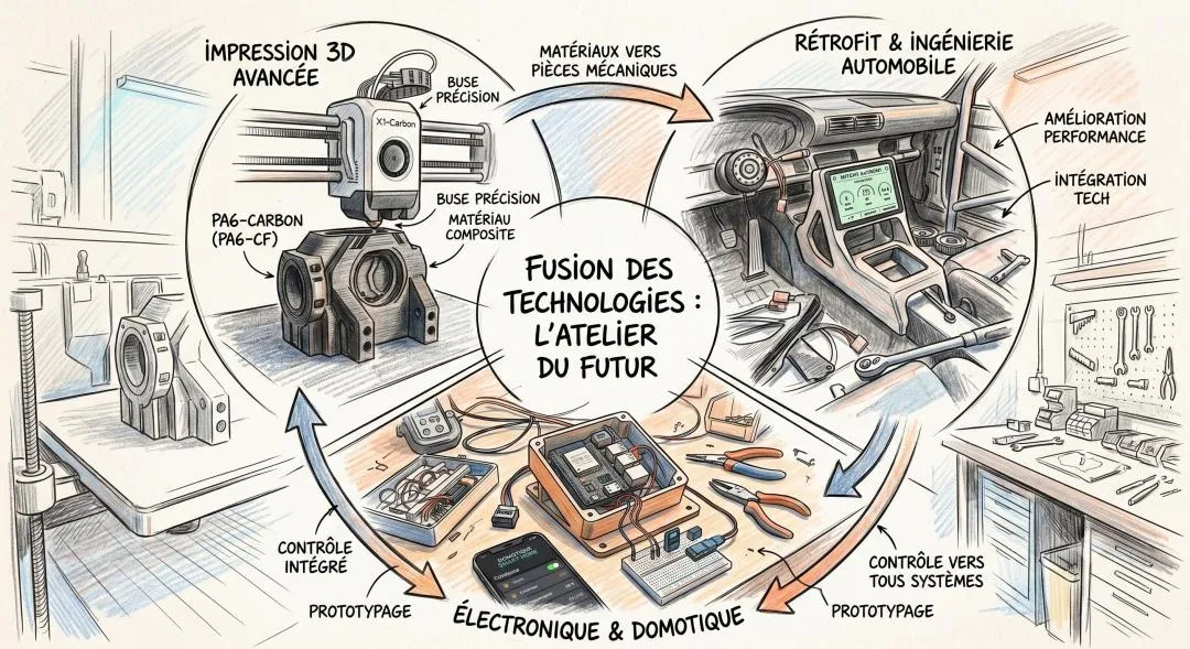 L’Intersection Parfaite : Comment l'Impression 3D, la Domotique et le Retrofit Révolutionnent notre Quotidien à Dreux